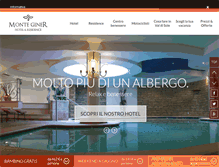 Tablet Screenshot of hotelmonteginer.com